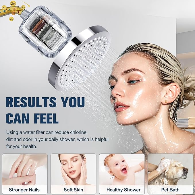 15-Stage Shower Water Filter (Shower Filter Cartridge)