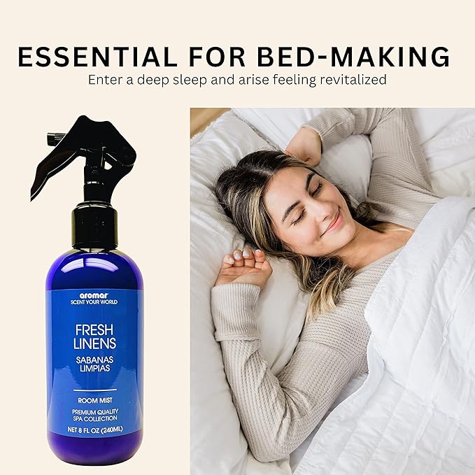 Aromar Essential Room Mist and Fabric Spray with Natural Freshener Aromatherapy for a Fresh and Rejuvenated Home 8 oz Channel