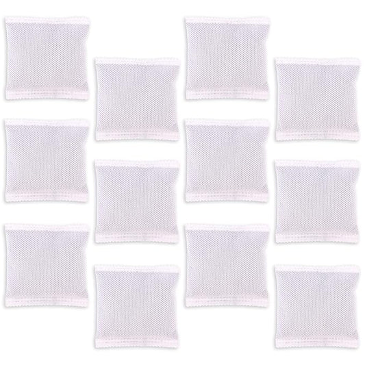 12pcs Carbon Filter Refills for Playtex, 9x7cm/3.54x2.76in Coconut Shell Activated Carbon Odor Absorbing Deodorizer for Diaper Pail Systems Trash Cans Closets & Shoe Cabinets (Gray)