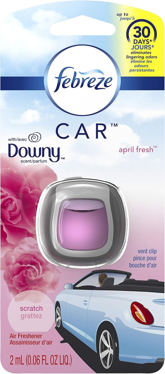 Febreze Car Vent Clip with Downy April Fresh Scent
