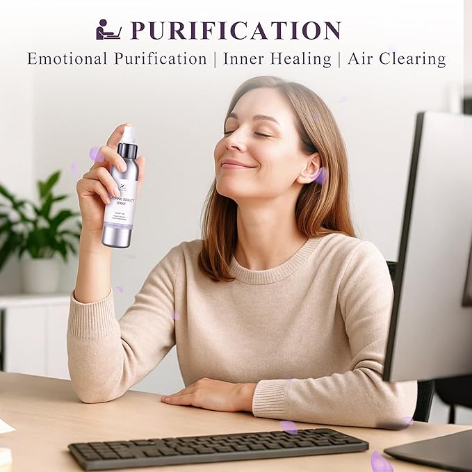Pillow Ritual Aromatic, Calming and Relaxing Pillow Mist, Linen and Fabric Sleep Spray, Infused with Natural Essential Oils for Bedtime Routine, Lavender Sandalwood Aluminium Bottle 4.05 oz