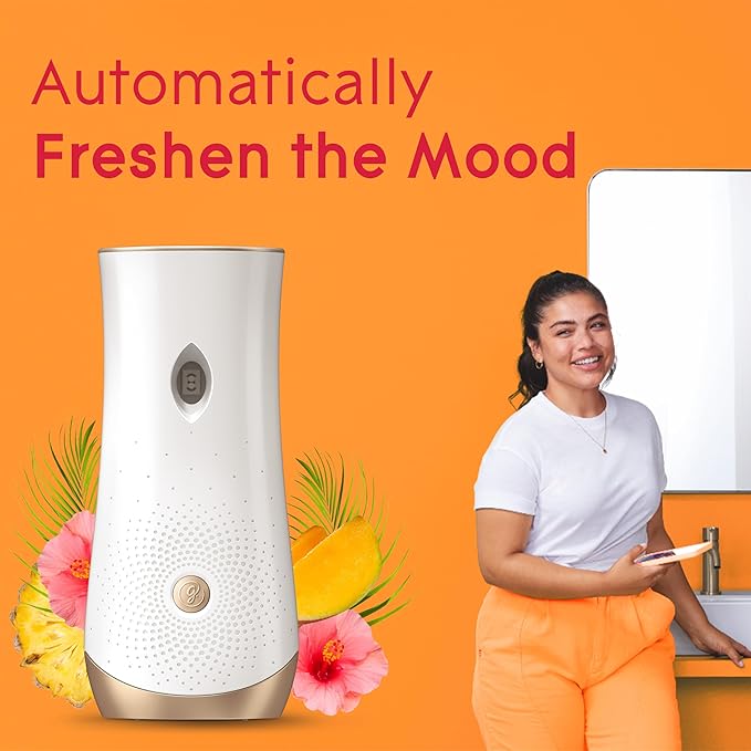 Glade Automatic Spray Refill and Holder Kit, Air Freshener for Home and Bathroom, Hawaiian Breeze, 6.2 Oz