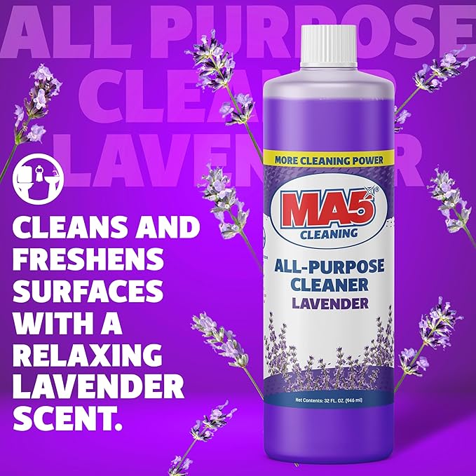 MA5x All Purpose Cleaner Lavender | Multipurpose Cleaner with Lavender Extracts | 32oz