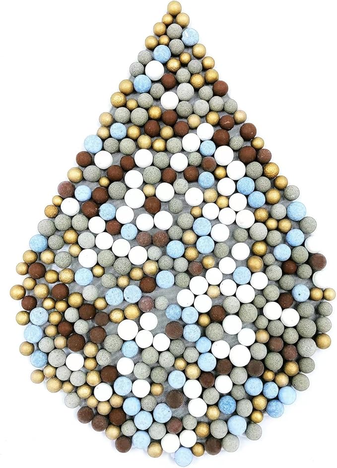 (6pack) Slirceods Replacement Shower Head Beads，for Hard Water, Mineral Stone Beads for Purifying Water, Filters Chlorine and Other Impurities