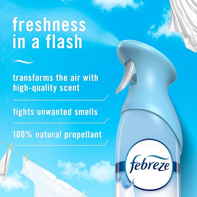 Febreze Air Freshener Spray, Odor-Fighting Room Spray, Tropical Blend Scent, 8.8oz, 2 Count