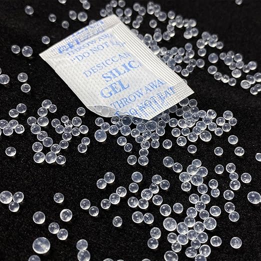 2 Gram 500 Pack Desiccant Packs for Storage, Premium Food Grade Silica Gel Packets - Rechargeable Moisture Absorbers for Safes, Food & Electronics