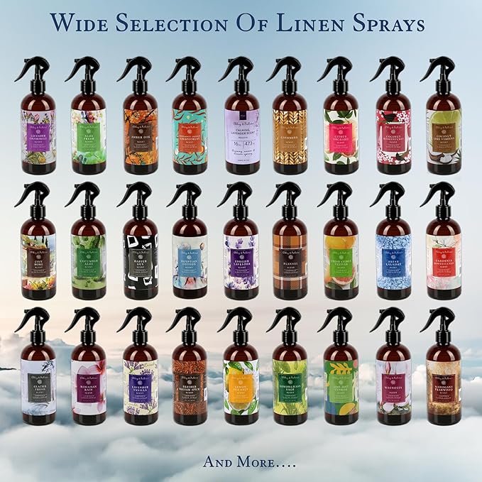 Abbey & Sullivan Odor Eliminating and Refreshing Linen and Room Spray, Peach Magnolia, 16 oz