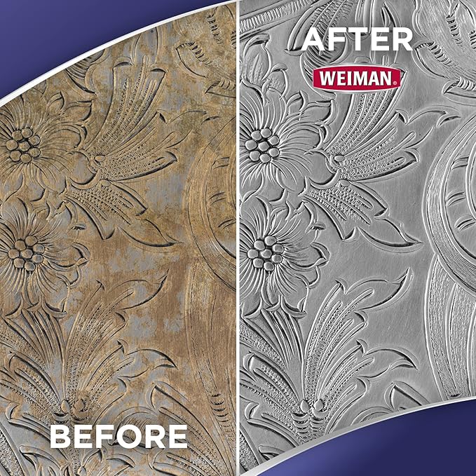 Weiman Jewelry Polish Cleaner and Tarnish Remover Wipes - 20 Count with Polishing Cloth - Use on Silver Jewelry Antique Silver Gold Brass Copper and Aluminum