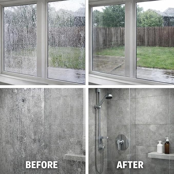 Wellproof Hard Water Stain Remover - 3X Nanotech Deep Cleaner | Eliminates Limescale, Soap Scum, Calcium, Rust At Source - No Bleach, No Chemical Fumes - Safe for Glass, Tile, Fixtures & Family Homes