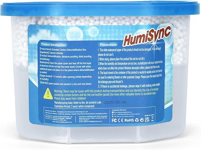 Moisture Absorber 10 Pack, 10.5 Oz Portable Humidity Absorber Boxes for Your Bathroom, RV & Car Moisture Control, Dehumidifiers Attracts Extra Moisture for Closet, Unscented