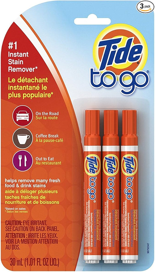 Tide to Go Instant Stain Remover 0.33 oz (Pack of 3)