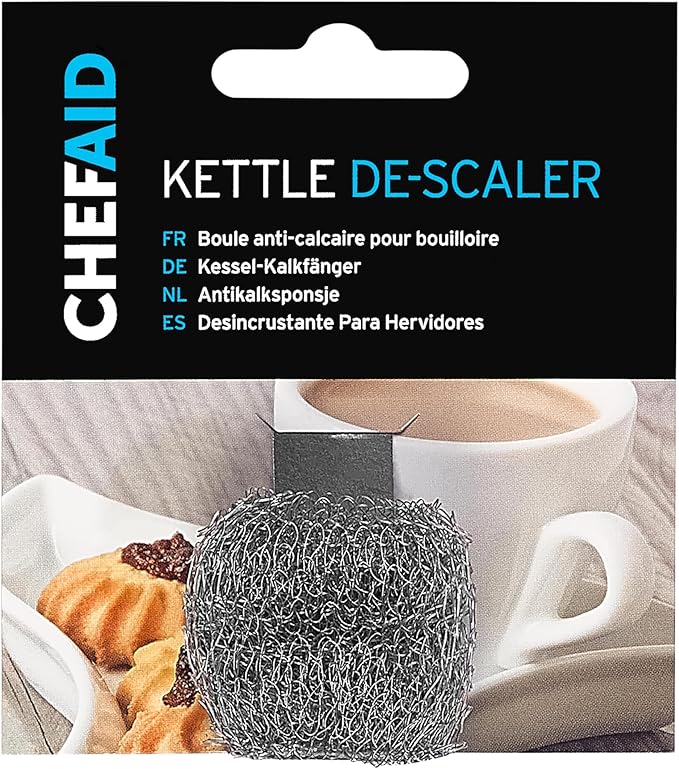 Chef Aid Stainless Steel Doughnut Kettle Descaler, Silver