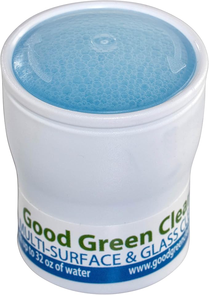 Glass & Multi Surface Refill Set | 2 Recyclable PODs of Concentrate that works with any starter set | Makes 64 ounces of Ready to Use Cleaner.