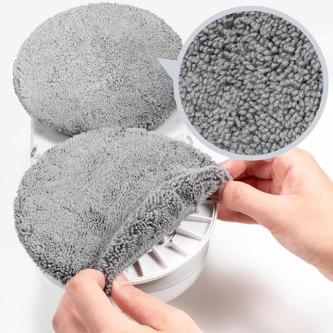 10 Pieces Microfiber Replacement Pads for X1 Window Cleaners, Reusable, Machine Washable (10)