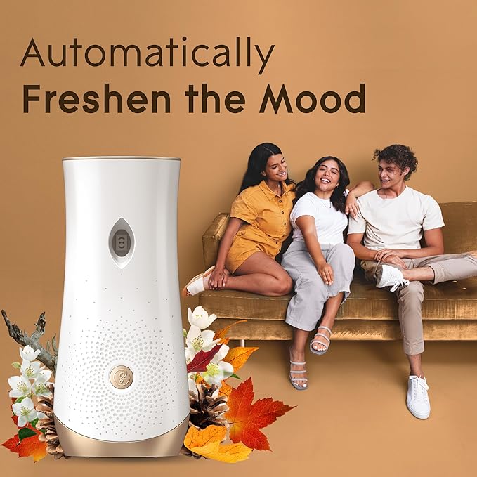 Glade Automatic Spray Refill and Holder Kit, Air Freshener for Home and Bathroom, Cashmere Woods, 6.2 Oz