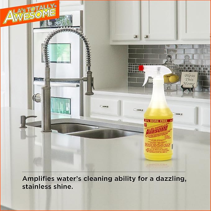 La's Totally Awesome All Purpose Cleaner Refill – 64 oz Concentrated Multipurpose Cleaner & Heavy Duty Degreaser for Home, Kitchen, Bathroom, Floors, Spray Bottles & More