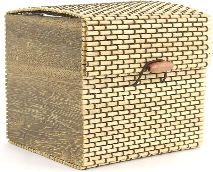 BambooMN Granulated Bamboo Charcoal Odor Absorber Bag in Decorative 4" Brown Box, 2 Sets