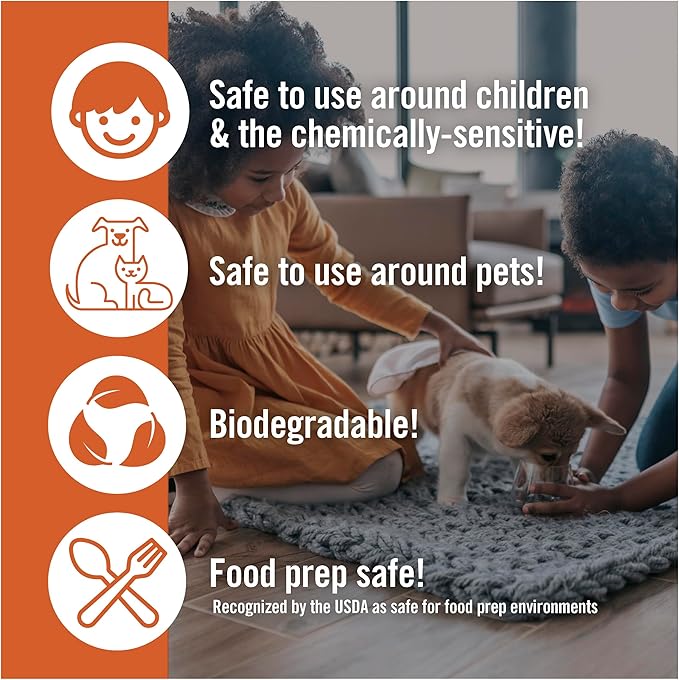 Benefect Atomic Fire & Soot Degreaser - Heavy Duty Botanical Cleaner for Fire Damage, Smoke & Grease Residue – Safe for Kids, Pets & Chemically Sensitive (170 Count Wipes)