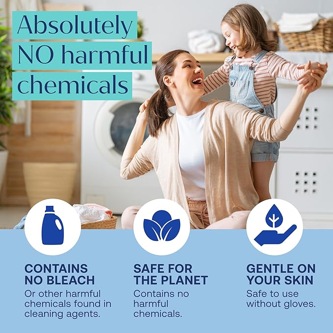 Fab Tab - Household Cleaning Tablets - 100% Plastic Free, 12 Tablets. Power Clean Toilet, Dishes, Laundry & Floors (3 tablets) Enzyme Powered, No Harmful Chemicals, Tough on Dirt, Safe for Kids & Pets