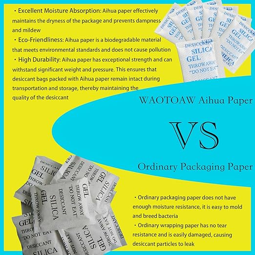 2 Gram 500 Pack Desiccant Packs for Storage, Premium Food Grade Silica Gel Packets - Rechargeable Moisture Absorbers for Safes, Food & Electronics