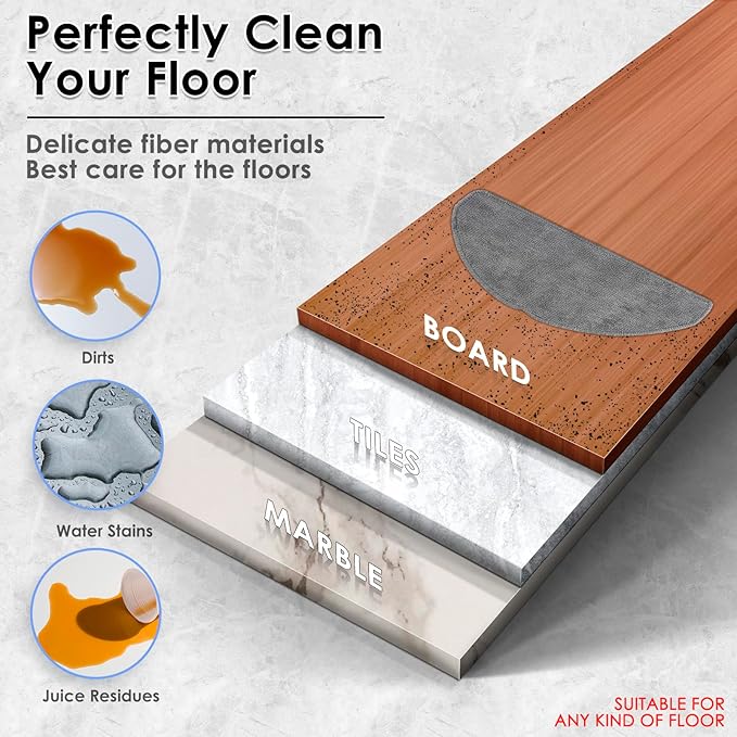 (4 Pack) Q7 M5/ Q7 M5+/ Q7 L5/ Q7 L5+ Mop Pads Compatible with Roborock Q7 M5, Q7 M5+, Q7 L5, Q7 L5+ Robot Vacuum, Washable Mop Cloth Accessories Kit, Q7 M5 Mop Pad, Replacement Parts