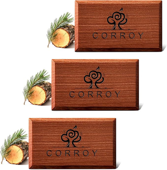 Car Air Freshener Natural Essential Oil Scent, Odor Eliminator and Purifier, Vent Clip Air Freshener for Car (Refill - 3 Pack - Pure Pine)