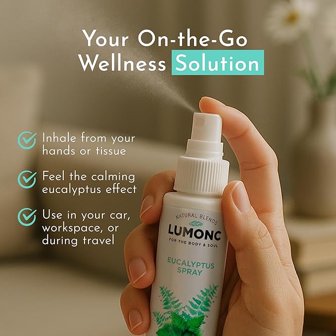 Eucalyptus Spray – Natural Respiratory Support & Pillow Mist with Essential Oils – Breathe Better with Aromatherapy – Made in USA – 4oz