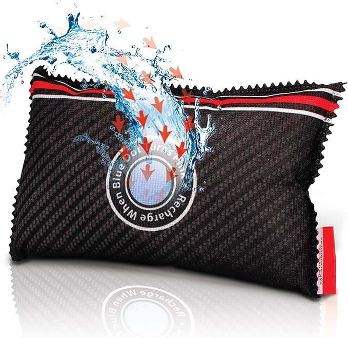 Reusable Car Dehumidifier Bag (1 Pack) Rechargeable Dehumidifier bags for Car, Trucks, and RVs - Prevent Damp & Moisture on Windscreens - Leakproof Moisture Absorber for Car and Home