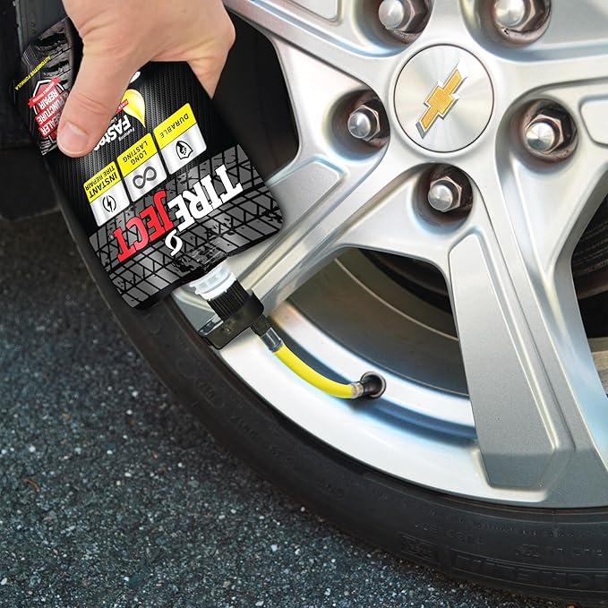 TireJect Automotive Full-Size Truck/SUV 2-in-1 Tire Sealant & Bead Sealer Kit for tire Repair of leaks and punctures