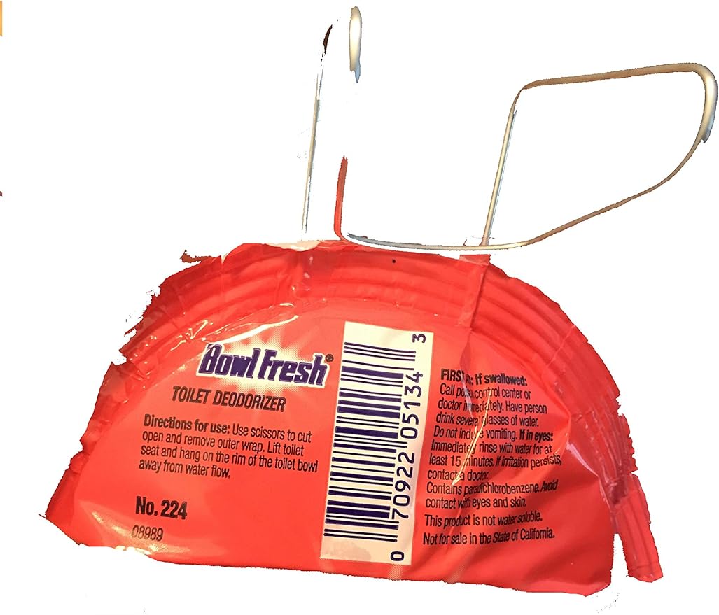 Bowl Fresh Value Size Bowl Deodorizer Hanging Mount Four oz. (4)