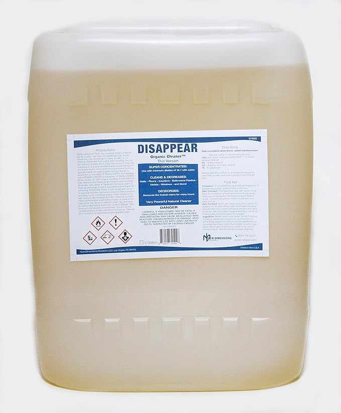 Concentrated natural organic all-purpose cleaner - Thin Version (5-Gallon Pail)