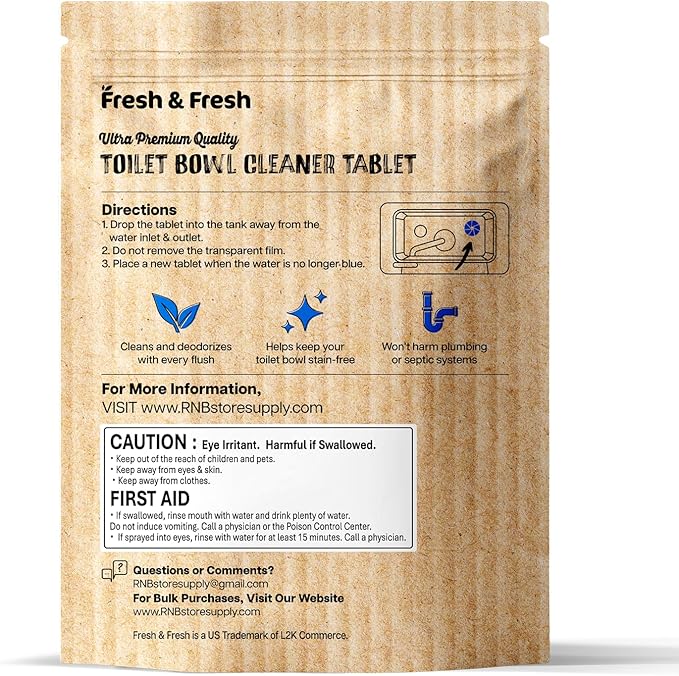 Disposable Toilet Bowl Cleaners(150 Tablets) Odor Eliminator, Fresh Scent, Multipurpose Residential and commercial Toilet Cleaners 2-3 week Lasting Toilet Bowl Cleaner