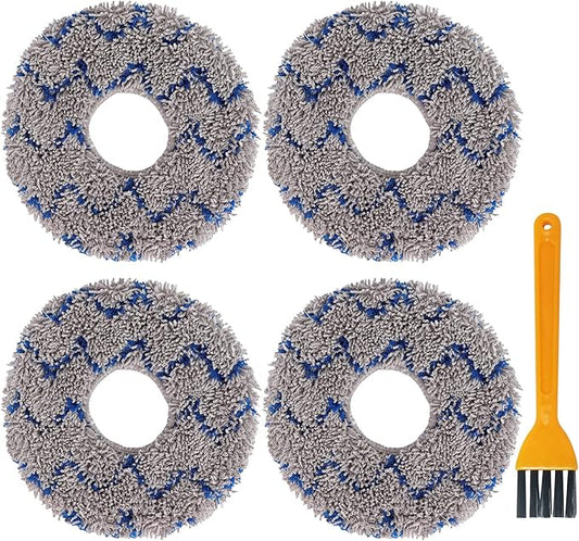 Mop Pads Compatible with Ecovacs Deebot X1/X2/T10/T20/T30 Omni, T30S/N30 Series Robot Vacuum and Mop Cleaner - Reusable and Washable Replacement Mop Head Cloth竊? Pack竊?,<div>