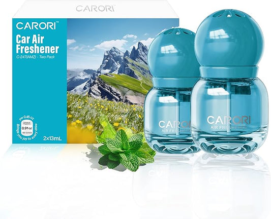 Cute Car Air Freshener 2 Pack, Lightbulb-Shaped Car Fresheners, Automotive Vent Clip, Long Lasting Scent, Essential Oils, Cute Car Accessories for Women, Fresh Scent