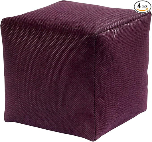 BambooMN Activated Bamboo Charcoal Air Purifier Cube - 800g Burgundy - 4 Units