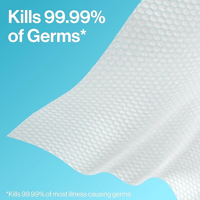The Honest Company Fragrance-Free Sanitizing Alcohol Wipes, Antibacterial, Safe for Hands Kills 99% of Germs, Made With Aloe, 100 Count, (2 Packs 50)