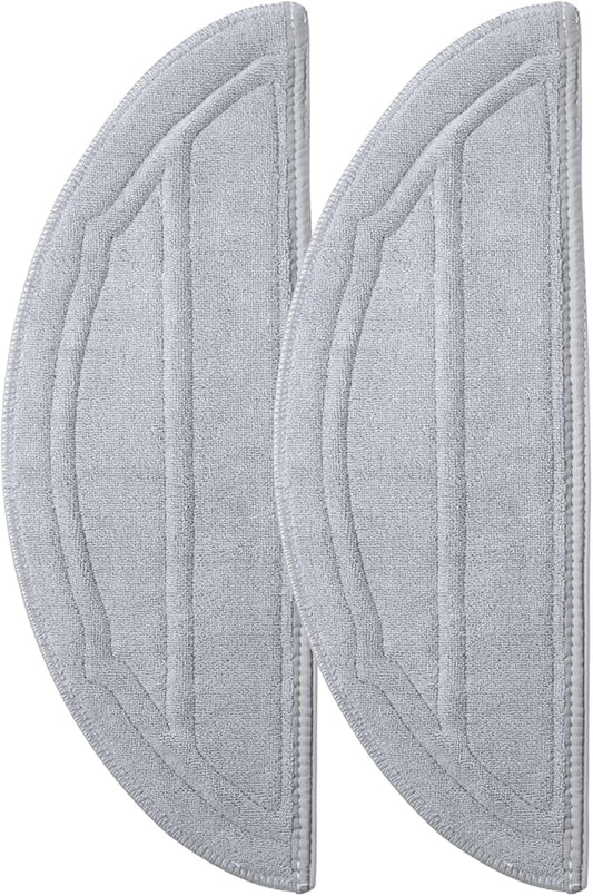 roborock Replacement Mop Cloths for Q10 S5/ Q10 S5+/ S8 Pro/ Q10V/ Q10 VF/ S8 Pro+/ Q10V+/ Q10V+/ Q10 VF+/ Q10 VF5+ MX, Compatible with Single Vibrating Zone Mop Mount, 2-Pack