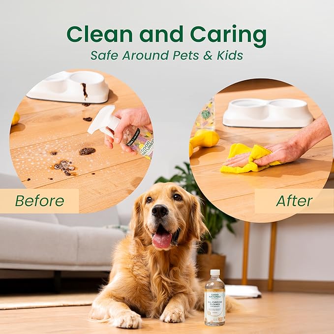 Good Natured Brand All-Purpose Cleaner Concentrate | Multi-Surface Cleaner | Natural Orange Essential Oil | Multipurpose Cleaner Concentrate All Surfaces | Orange | 8oz makes 128oz