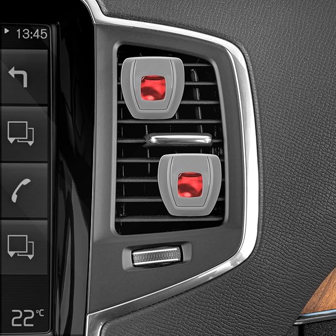 Motor Trend Vent Clip Air Freshener - Long Lasting Fresh Scents for Cars, Trucks, and SUVs - Cherry Scent, 2Pack