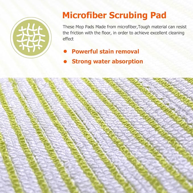 6 Pack Vacmop Shark Vacuum Pads for Shark AV2610WA, RV2610WA, RV2620WD, RV2410WD, Matrix Plus AI Ultra 2-in-1 Robot Vacuum