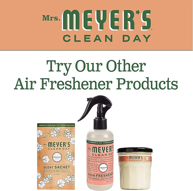Mrs. Meyer's Clean Day Room Freshener Spray Bottle, Geranium Scent, 8 Fl oz (Pack of 1)