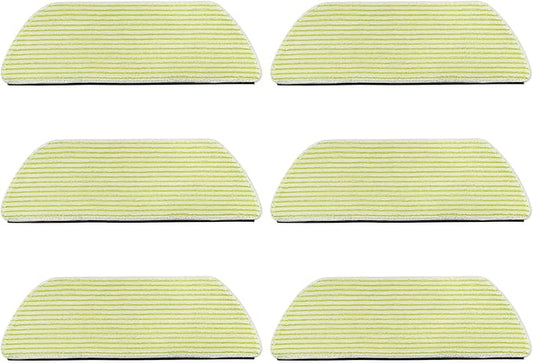 6 Pack Microfiber Vacmop Replacement Pads Compatible with Shark AV2800ZE RV2820YE AV2810YS RV2820ZE AV2820S PowerDetect NeverTouch Robot Vacuum Cleaner,Reusable Mop Vac Pads Vac Mop Pads Refills