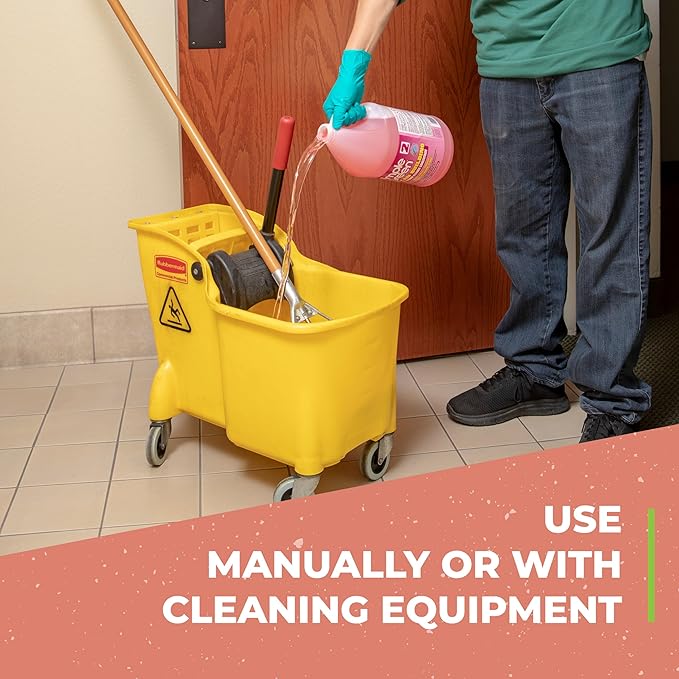 Simple Green 11101CT Clean Building Bathroom Cleaner Concentrate, Unscented, 1gal Bottle