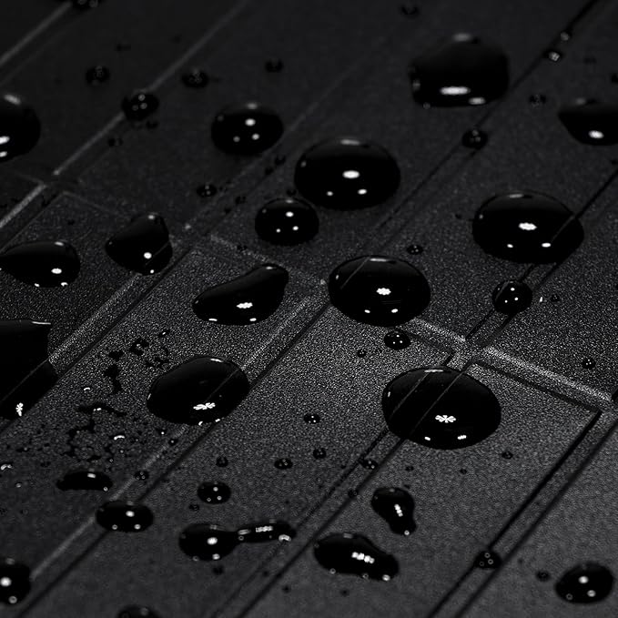 Peel and Stick Finger Tiles for Kitchen, Premium Large Design Matte Black Tiles Stick on Backsplash for Bathroom, Kitchen, RV, Etc（10-Sheet,12''×12''）.