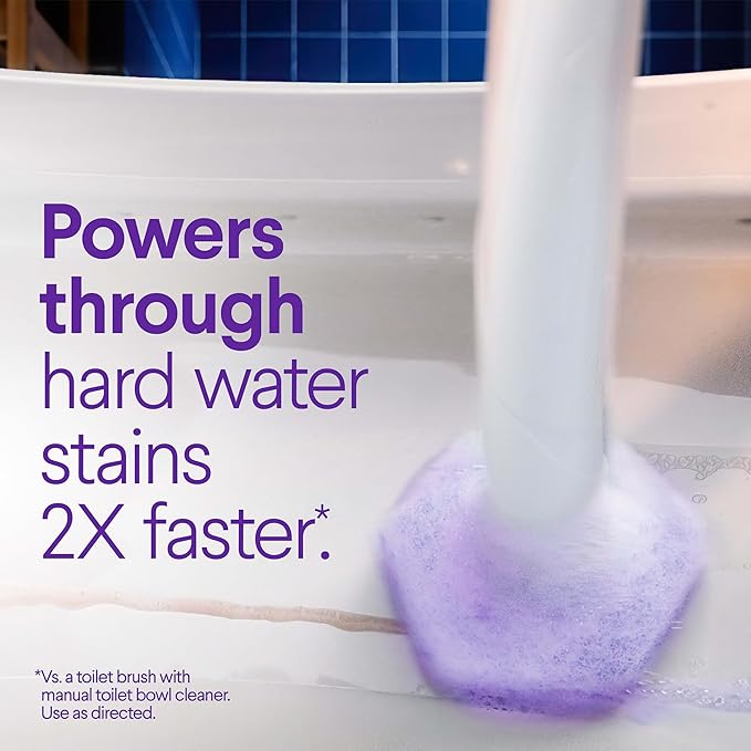 CLOROX Scentiva ToiletWand Toilet Cleaner Refills, Toilet brush, Lavender and Jasmine, 10 Count