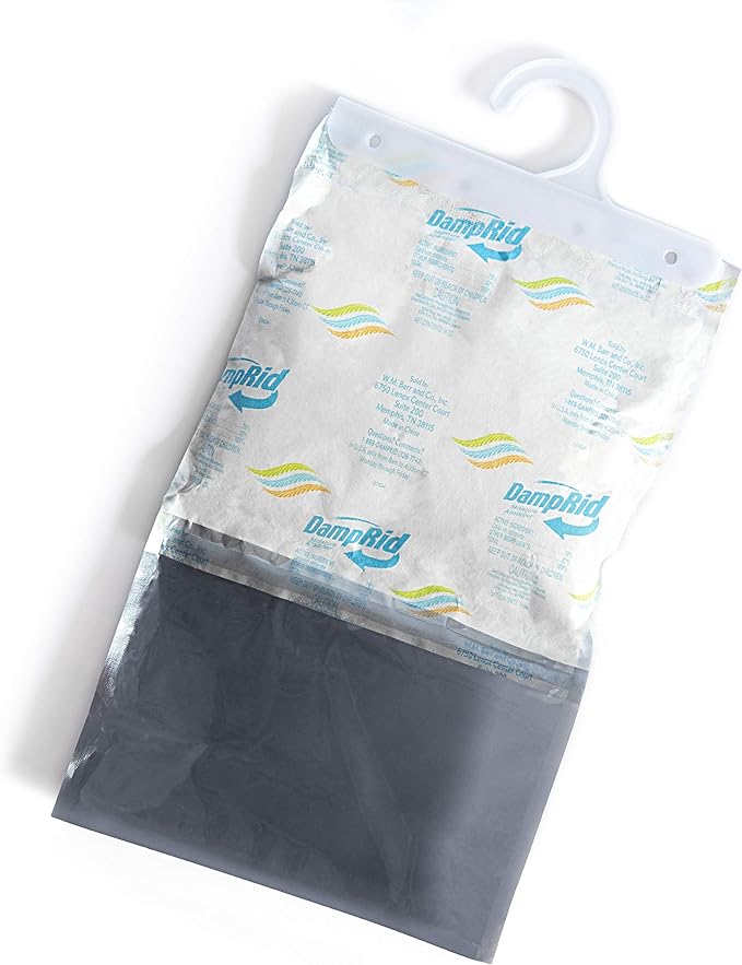 DampRid Fragance Free Hanging Moisture Absorber, 14 ounce (Pack of 6)