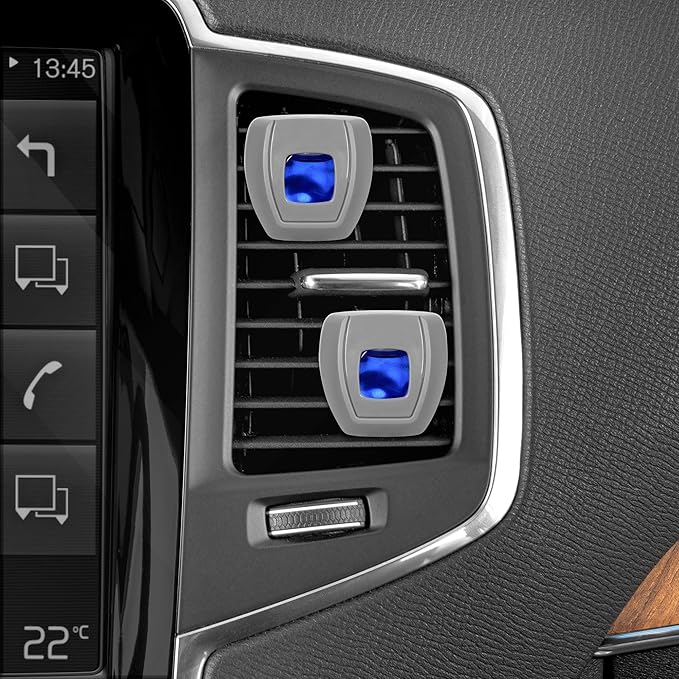 Motor Trend Vent Clip Air Freshener - Long Lasting Fresh Scents for Cars, Trucks, and SUVs - New Car Scent, 2Pack