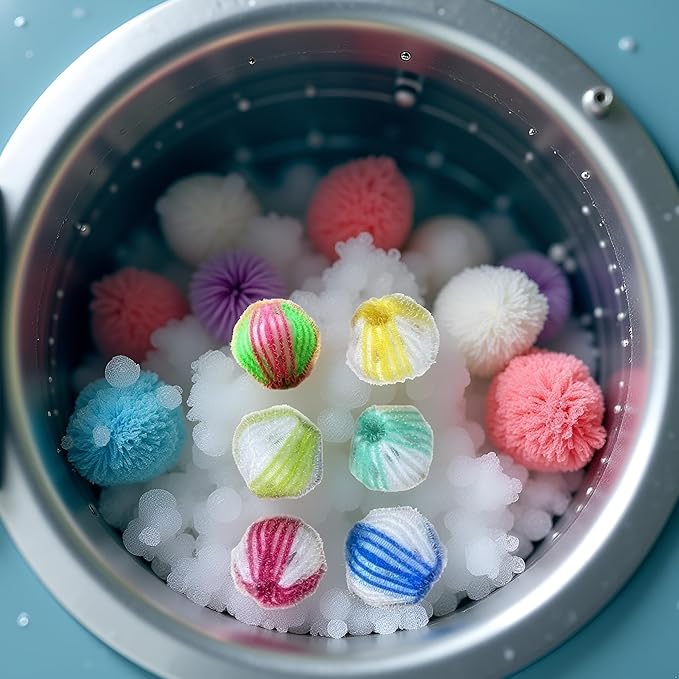 5 Pcs Hair Catcher Laundry Balls for Pet Hair, Reusable Hair Remover, Washing Machine Hair Laundry Ball Dryer for Clothing Dog Cat Pet Hair Remover for Lint Remover Washing Balls Household Supplies