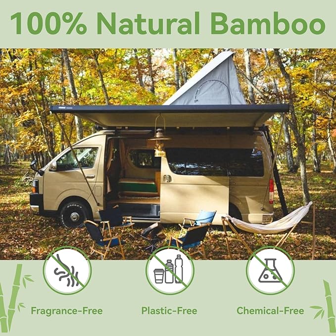 LEKOCH Bamboo Compressed Towel Tablets - Biodegradable & Eco-Friendly, Mini Washcloths with Aluminum Tube for Travel, Camping, Gym | Portable, Moisture-Proof, Crush Resistant - 100/250/500 Pack