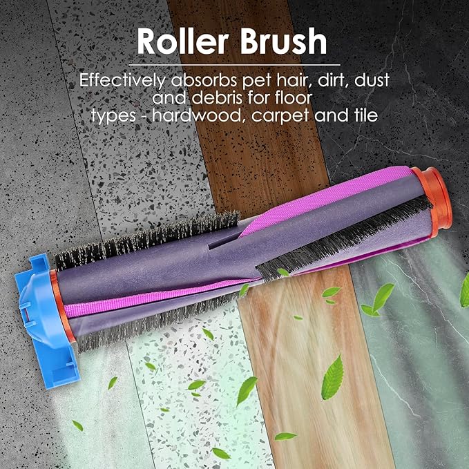 (2 Pack) UR2650WS AV2800ZE Replacement Roller Brushes for Shark UR2650WS, AV2800ZE, RV2820YE, RV2820ZE, AV2820S, AV2820AE, RV2800AE, RV2800S, RV2800YE, RV2800ZEUS, AV2810ZE, AV2810YS Brush Roller